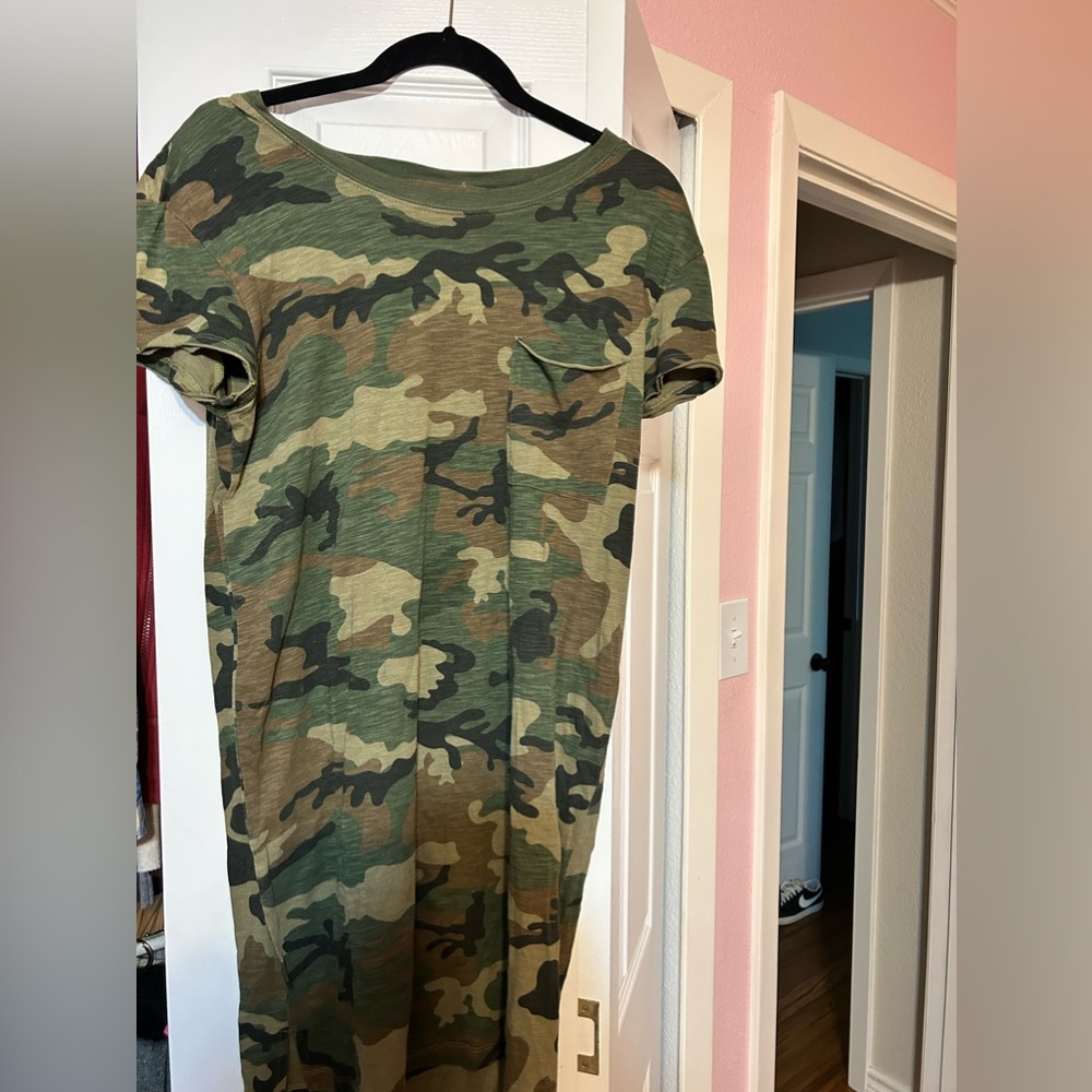 Sanctuary camo tshirt dress